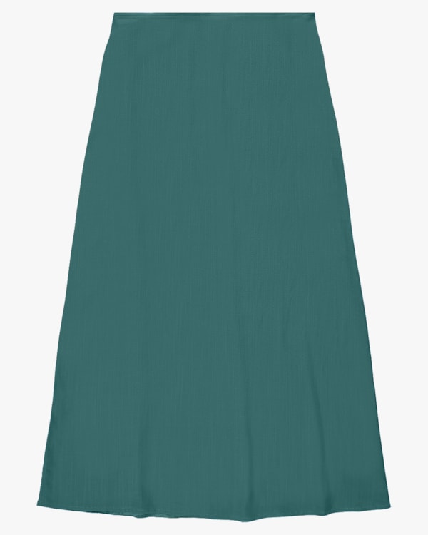 Saia Midi em Tecido Viscose - Cereja Rosa - Miami