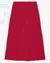 Saia Midi em Tecido Viscose - Cereja Rosa - Vermelho  P-1c299383-0051-4531-822e-15c94a8cf294