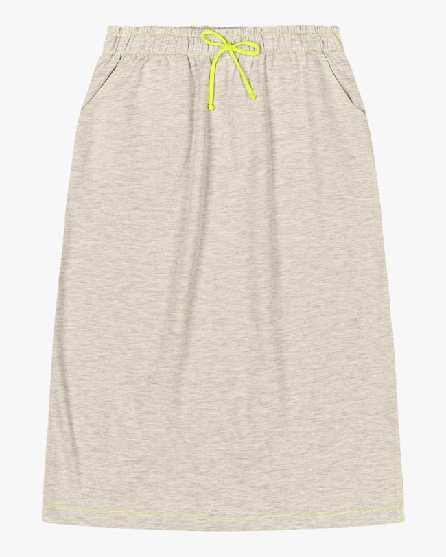 Saia Midi Juvenil em Moletinho BaseD Mescla Banana-c43bcac5-dc66-4f51-95c8-6fad15b78895