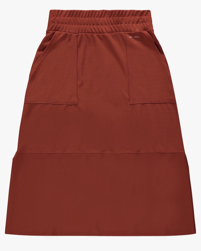 Saia Midi Plus Size em Compact Montaria - Cereja Rosa - Ferrugem P-847a4c77-bbce-49e6-bed0-0678dc2cbc6f