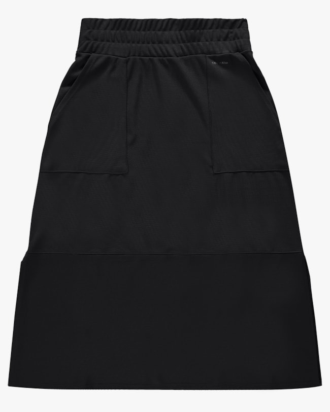 Saia Midi Plus Size em Compact Montaria - Cereja Rosa - Preto P-1ee25d8a-ea3a-495c-ae6e-5e2593e4831d