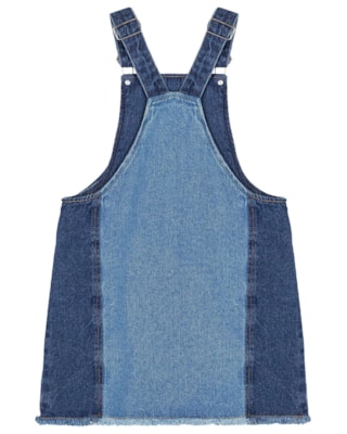 Salopete Infantil Jeans Menina Kely Kety