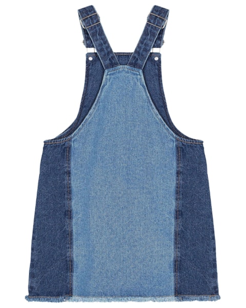 Salopete Infantil Jeans Menina Kely Kety