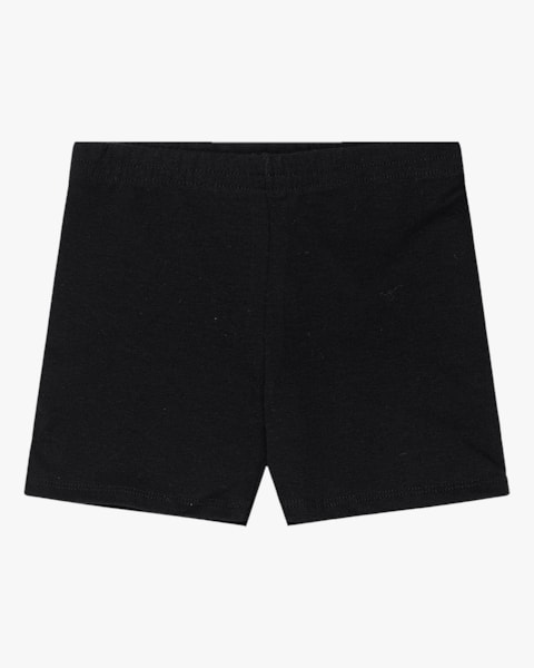 Shorts Básico Infantil Feminino em Cotton - Kely Kety - Preto