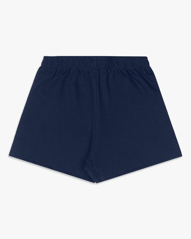 Shorts Básico Infantil Menina em Moletinho - Kely Kety - Oxford-dd072a60-16db-4af9-9c13-b6e19c3b54da