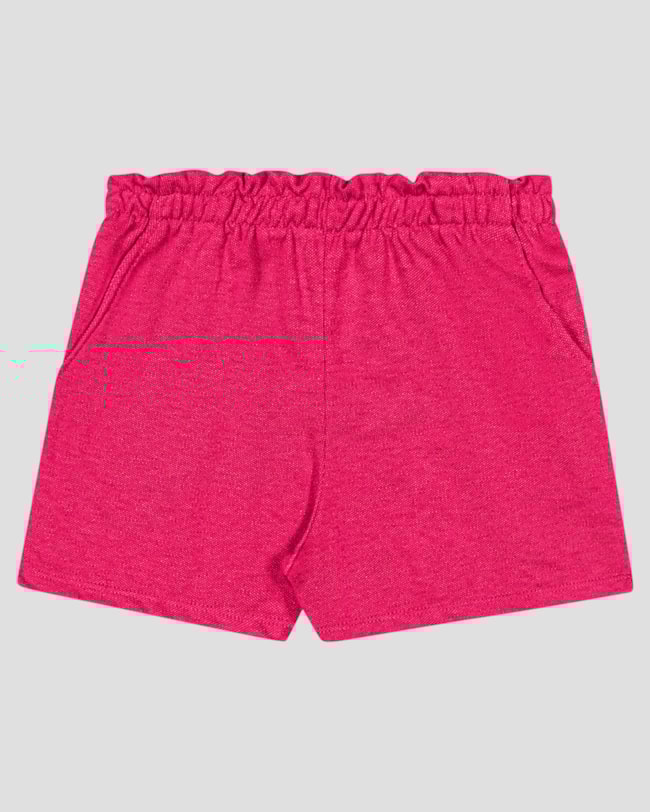 Shorts Básico Infantil Menina em Moletom Jeans Kely Kety Rosa-dcbb0d3d-05c8-4cb0-9b23-a78f2fd65336
