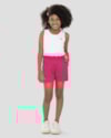 Shorts Básico Infantil Menina em Moletom Jeans Kely Kety Rosa-b0623d20-8390-4b39-88db-12af46cef4c2