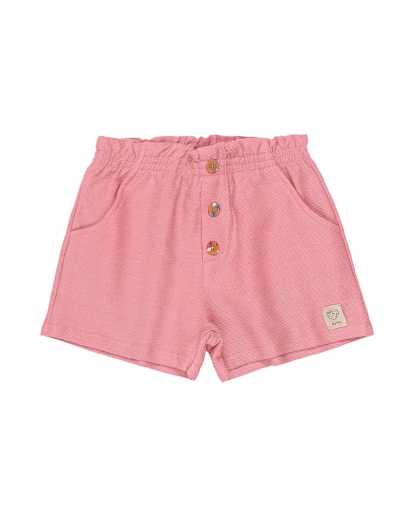 Shorts em Moletinho Sarjado Menina Kely Kety