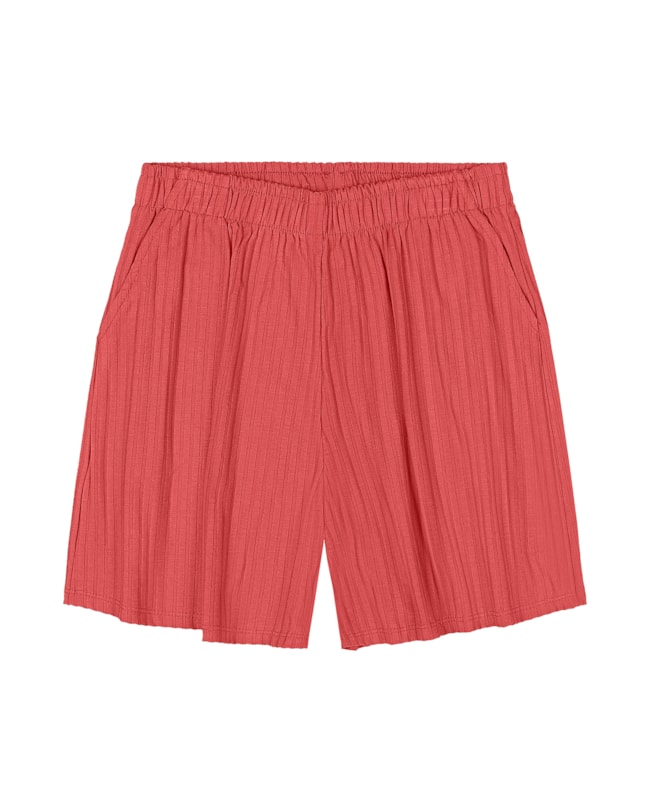 Shorts Feminino Canelado Cereja Rosa-826903a8-c74f-4533-a433-4eb52879785f