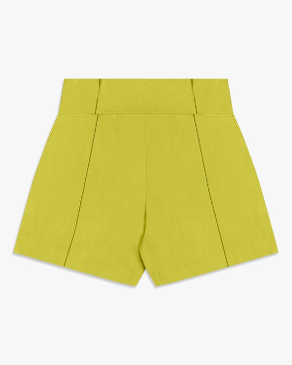 Shorts Feminino em Alfaiataria com Bolso - Cereja Rosa - Limonade