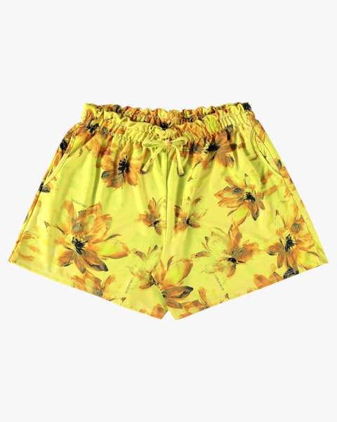 Shorts Feminino em Malha Anarruga - Cereja Rosa - Fresh