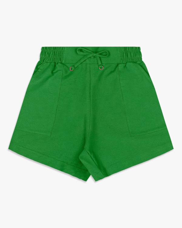 Shorts Feminino em Moletinho com Bolso - Cereja Rosa - Online