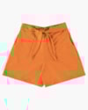 Shorts Feminino em Moletinho com Cinto - Cereja Rosa - Amarelo-0718e257-d9cd-4673-80ca-aed26b28bc82
