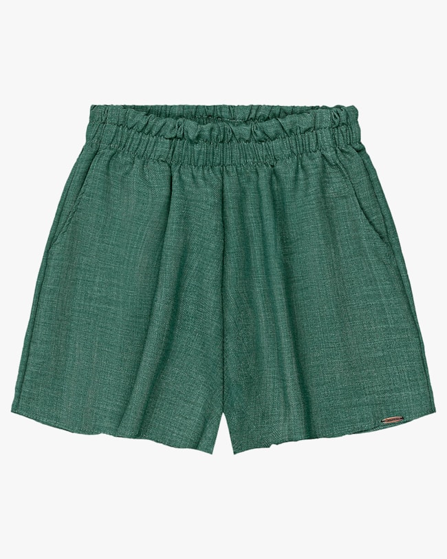 Shorts Feminino em Tecido Cereja Rosa-02c28621-f105-43cf-8ebc-e0d8e8e5ab48