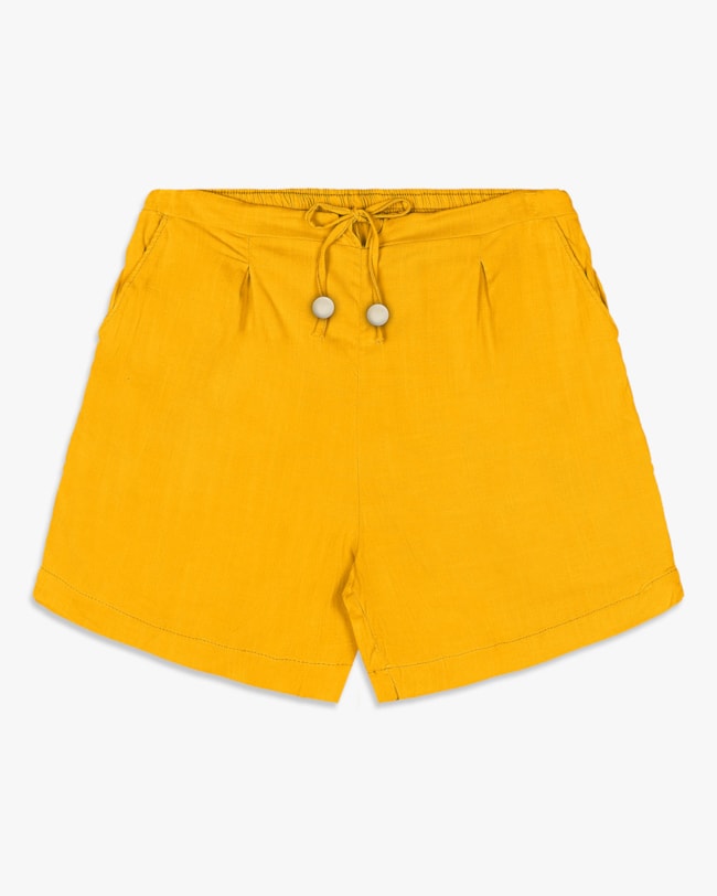 Shorts Feminino em Viscose com Amarração - Cereja Rosa - Gold-ee686140-6c77-4596-90f7-72ec5c637096