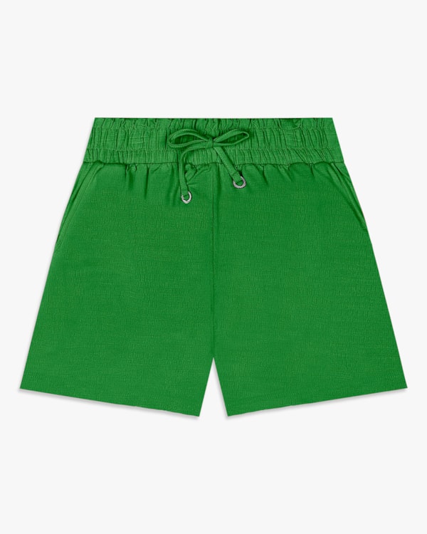 Shorts Feminino em Viscose com Bolso - Cereja Rosa - Online