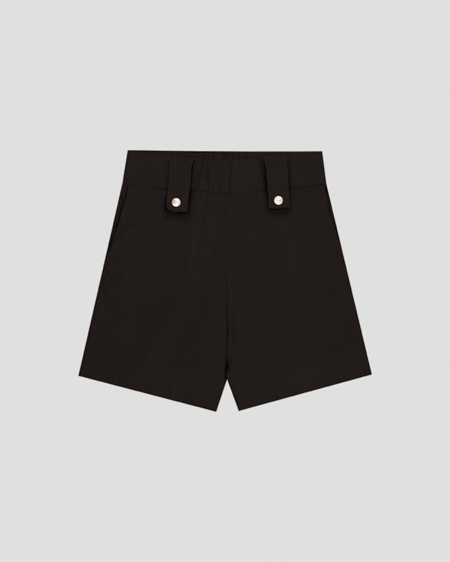 Shorts Feminino em Viscose com Bolsos Cereja Rosa Preto-0e0565a1-5096-4ea5-9f13-95de8c30e9eb