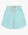 Shorts Feminino em Viscose Linho com Cordão - Cereja Rosa - Soft-G-32577505-79b3-4106-acce-f9e876473410