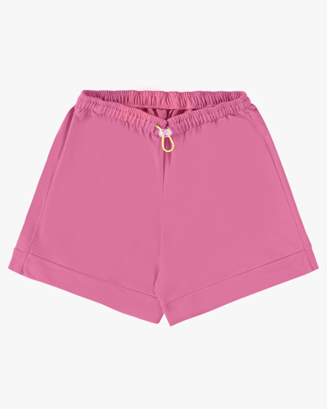 Shorts Feminino Juvenil com Elástico Ajustável - BaseD - Blossom-e4d2b333-e765-4fc4-b544-dc0e9106765d