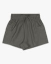 Shorts Feminino Juvenil em Moletinho com Bolso - BaseD - Dark Gray-f98286af-2c36-4c6f-9c2e-6eedb920a924