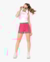 Shorts Feminino Juvenil em Moletinho com Bolso - BaseD - Rosa Cereja-3f951ef1-6c6f-46d6-98a3-e4350647b58f
