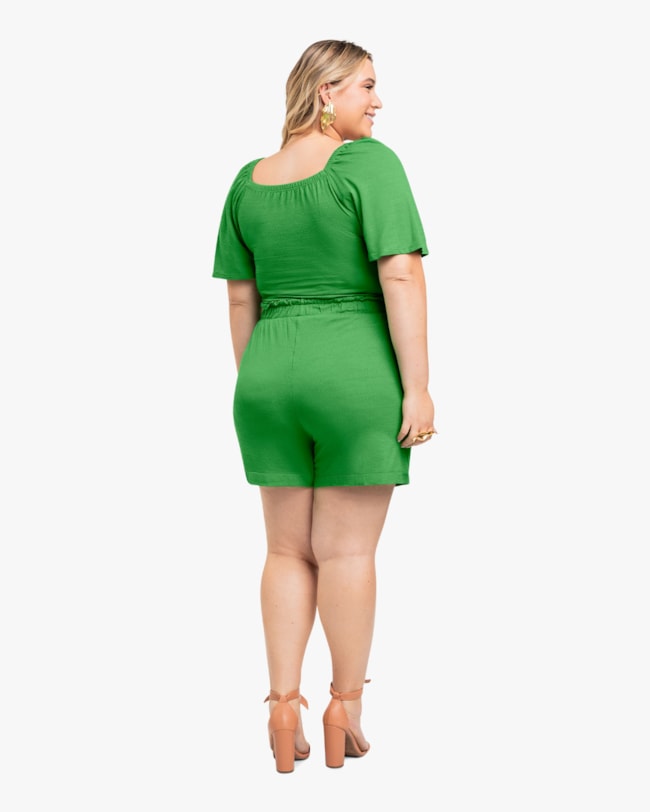 Shorts Feminino Plus Size em Viscose com Bolso - Cereja Rosa - Online-8e15b1cd-982b-4108-9903-40e7a509956a