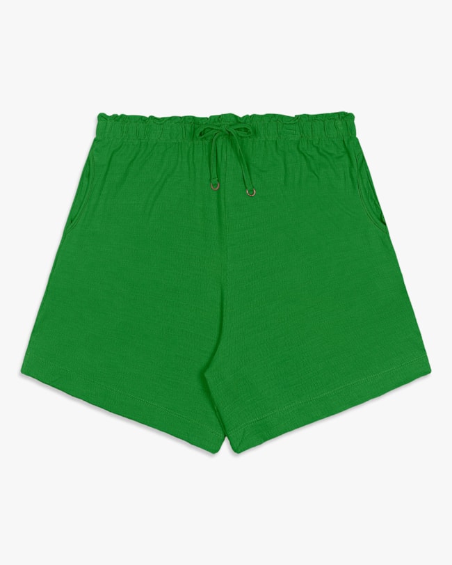 Shorts Feminino Plus Size em Viscose com Bolso - Cereja Rosa - Online-bef90f7f-ad83-428c-8bb2-5262687f964a