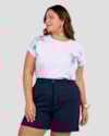 Shorts Feminino Plus Size em Viscose com Cinto Cereja Rosa Azul-bf68eb5e-c9cb-4095-b0f5-49f73f8c2d5a