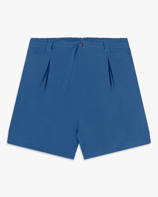 Shorts Feminino Plus Size em Viscose com Cinto - Cereja Rosa - Havana-4ffcf3d0-b677-4ec1-8d5d-35b9a3a83d12