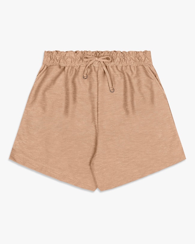 Shorts Feminino Texturizado com Bolso - Cereja Rosa -Toffee-G-c160b468-e2d8-4140-8a07-38c2792e2828
