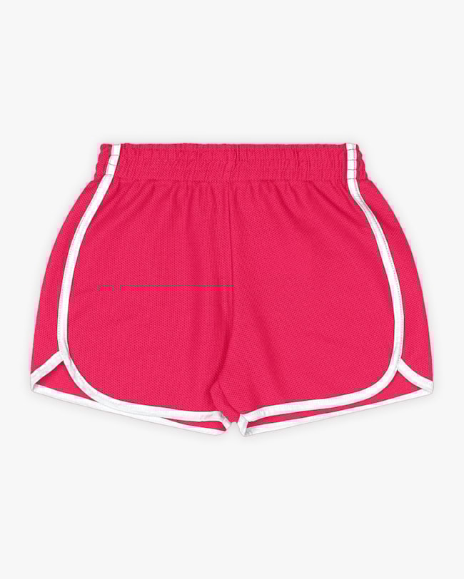 Shorts Infantil Feminino em Moletinho - Kely Kety - Cherry-18f8dbf0-12f0-488d-b6e4-ae3459724927