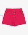 Shorts Infantil Feminino em Moletinho Sarjado - Kely Kety - Cherry-f776a3c4-0bc3-4ffe-b31e-8c0820828a7d