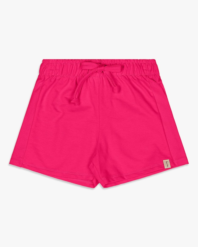 Shorts Infantil Menina em Moletinho - Kely Kety - Cherry-d7260909-3171-4bb6-8277-68ad36fc1b2a