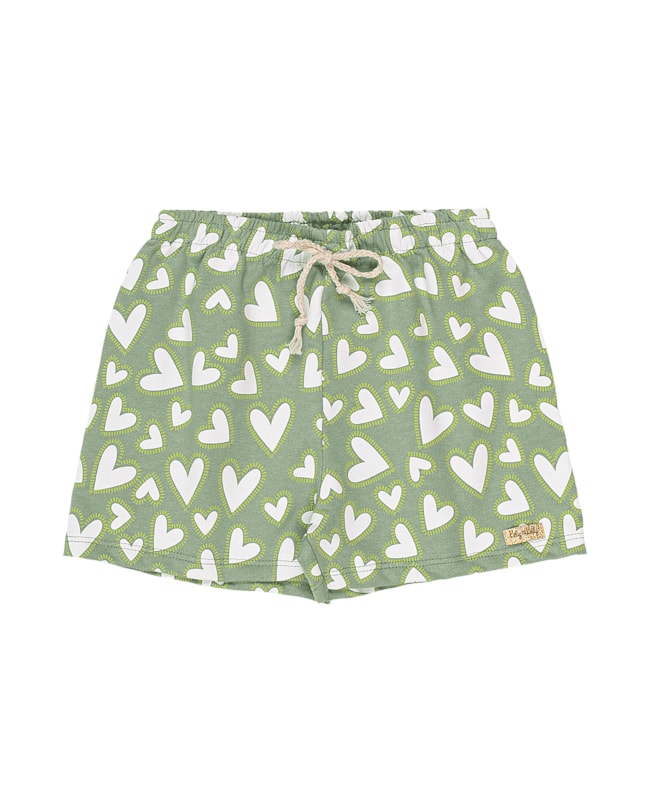 Shorts Infantil Moletinho Estampado Menina Kely Kety-17551361-619c-4e37-a311-ec69ed64b729