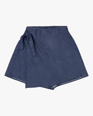 Shorts Juvenil Feminino Chambray BaseD