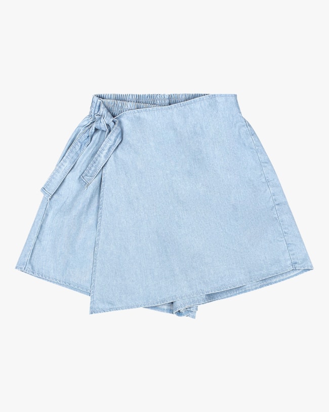Shorts Juvenil Feminino Chambray BaseD SURFSIDE-1435d55c-f706-4222-8d7d-8d252719d458