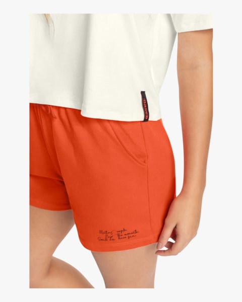 Shorts Juvenil Feminino em Moletinho BaseD