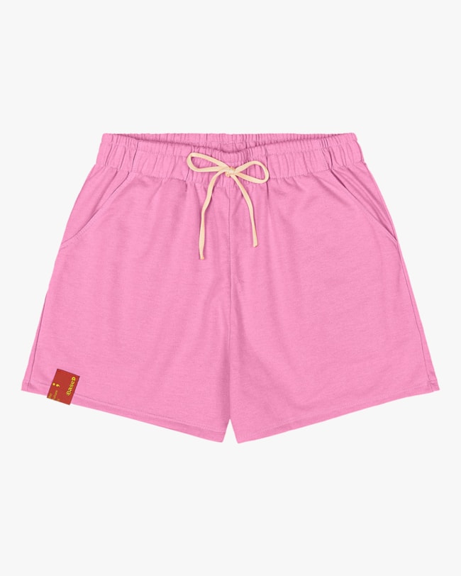 Shorts Juvenil Feminino em Moletinho BaseD - ROSA GLOW-3e56d1a8-b36a-4874-a488-391fbf5cff88