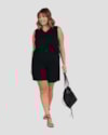 Shorts Plus Size em Viscose com Cinto Cereja Rosa Preto-0c7a82cb-3886-4372-9da3-8a6a29e4f9ad
