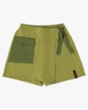 Shorts Saia Juvenil em Moletinho com Bolso - BaseD - Oliveira-efeb4bac-491d-4600-a7c3-64d9a93e921e