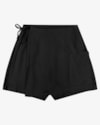 Shorts Saia Juvenil em Tecido Viscose com Amarração - BaseD - Preto-6189e8a3-5086-460a-a726-e7a5dacdbe2c