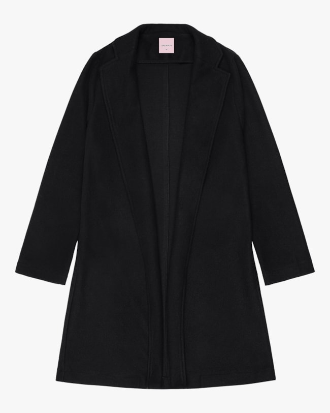 Sobretudo Lã Batida Cereja Rosa Preto-3624a95f-e984-4c01-96d7-777596d1ea7f