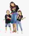 T-shirt com Estampa Mãe e Filhos Cereja Rosa-6aa07205-143d-4d67-a2f1-29bd927cd669