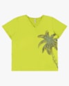 T-shirt Decote V em Meia Malha - Cereja Rosa - Aspargo P-96fdb4ef-a8ba-43a0-9eb8-37b80a3e09ce