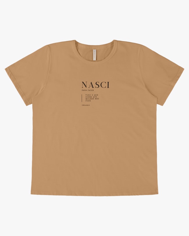 T-shirt em Meia Malha com Estampa Frase - Cereja Rosa - Capim Dourado P-721f6f34-93f0-40df-bf49-4d6db899acdd