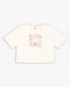 T-shirt em Meia Malha com Estampa Relevo - Cereja Rosa - Natural-66153568-e5cc-4f72-a053-2033c6a7d1e5