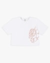 T-shirt em Meia Malha com Manga Ampla - Cereja Rosa - Branco P-c36e5421-3a90-4444-9fa5-4fdaaa910b88