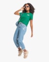 T-shirt Juvenil com Estampa em Meia Malha BaseD Roxo Cristal-a1d3c88e-25ee-4538-8ccc-b1d7f7476d7e