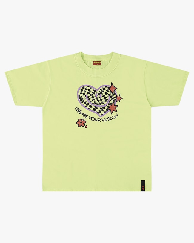 T-shirt Juvenil Oversized em Meia Malha com Estampa - BaseD - Matcha-f157380d-0766-4fe3-a7dd-263ebd6b2500