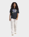 T-shirt Juvenil Oversized em Meia Malha com Estampa - BaseD - Preto-d5a7c08b-5172-486f-8694-ed8af6ffd944